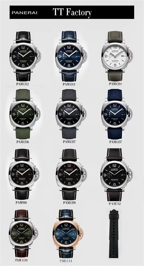 Current REP PANERAI models 